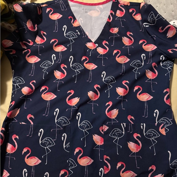 MM Couture Pink Flamingo Top - Picture 1 of 2